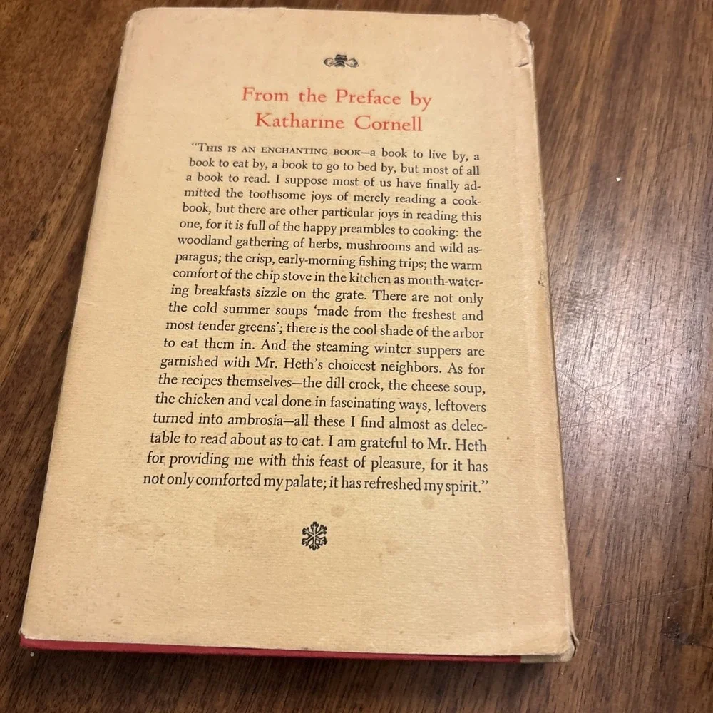Wonderful World of Cooking Cookbook Edward Harris Heth 1956 HC 1st Vintage